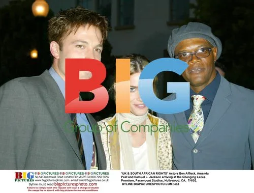 Ben Affleck, Amanda Peet, Samuel L. Jackson at Changing Lanes Premiere