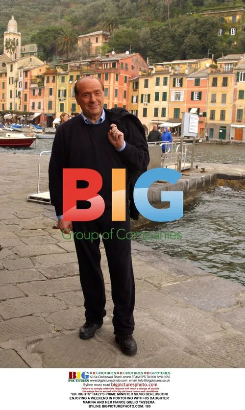 Silvio Berlusconi in Portofino with Daughter