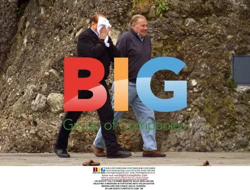 Berlusconi in Portofino with Daughter