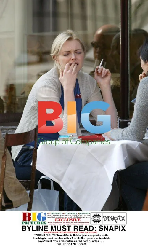 Model Sophie Dahl Lunching in London