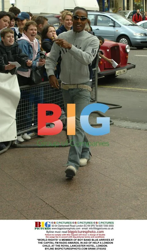 Blue Band Member Arrives at Capital FM Radio Awards