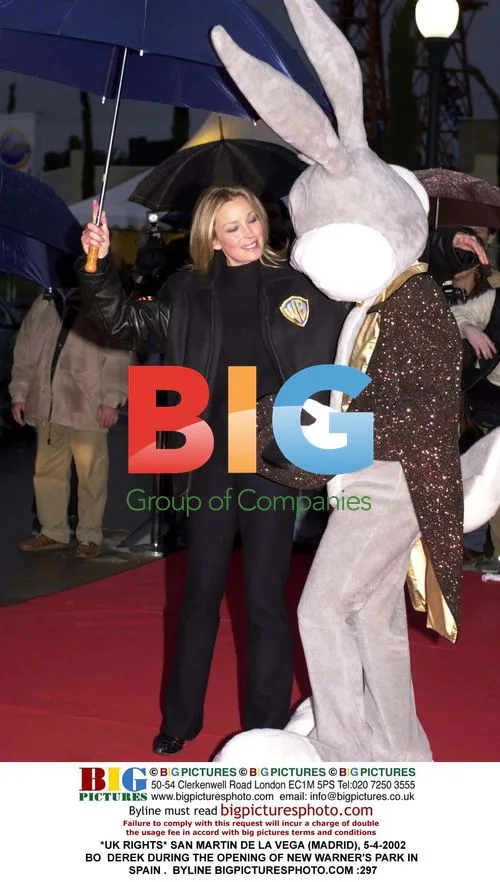 Bo Derek at new Warner's Park opening in Spain