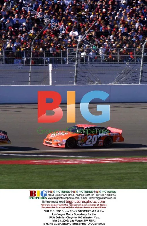 TONY STEWART #20 at Las Vegas Motor Speedway