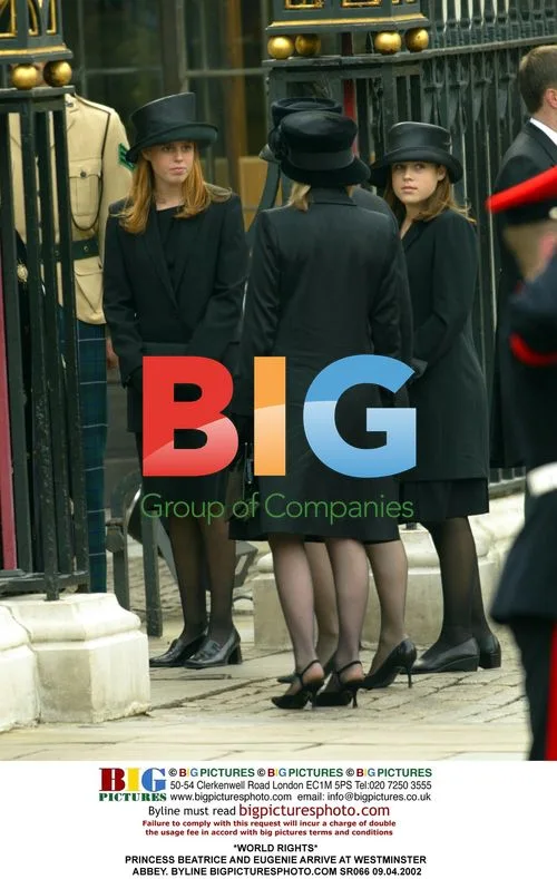 Princesses Beatrice and Eugenie at Westminster Abbey