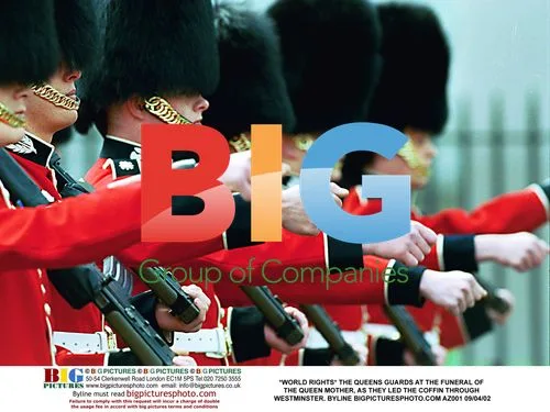 The Queen's Guards at the Queen Mother's Funeral