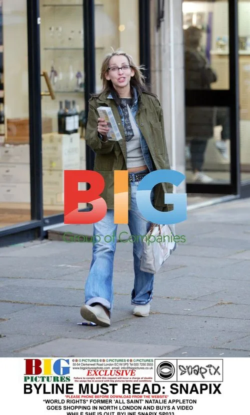 Natalie Appleton Goes Shopping in North London