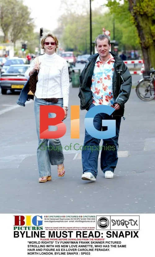 TV Funnyman Frank Skinner with New Love Annette
