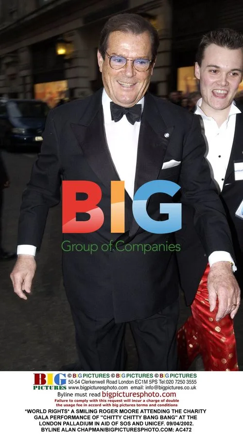 Roger Moore at Chitty Chitty Bang Bang Charity Gala