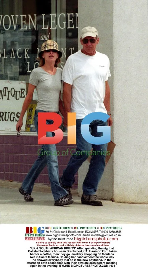 Harrison Ford and Calista Flockhart go shopping