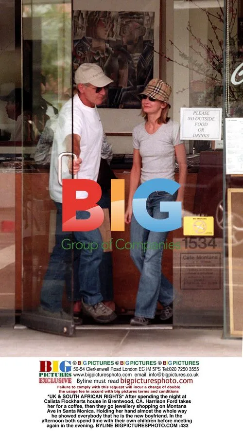 Harrison Ford and Calista Flockhart shopping in Santa Monica