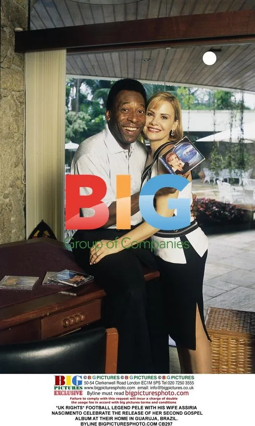 Pele and Wife Celebrate Album Release