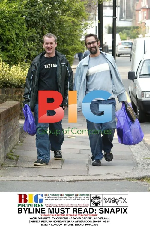 TV Comedians David Baddiel and Frank Skinner in North London