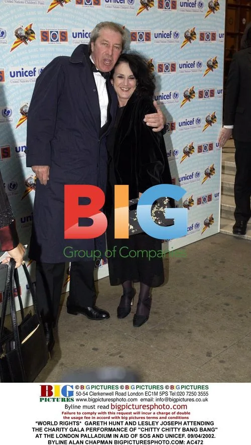 Gareth Hunt and Lesley Joseph at Chitty Chitty Bang Bang Charity Gala
