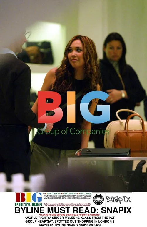 Myleene Klass Spotted Shopping in London