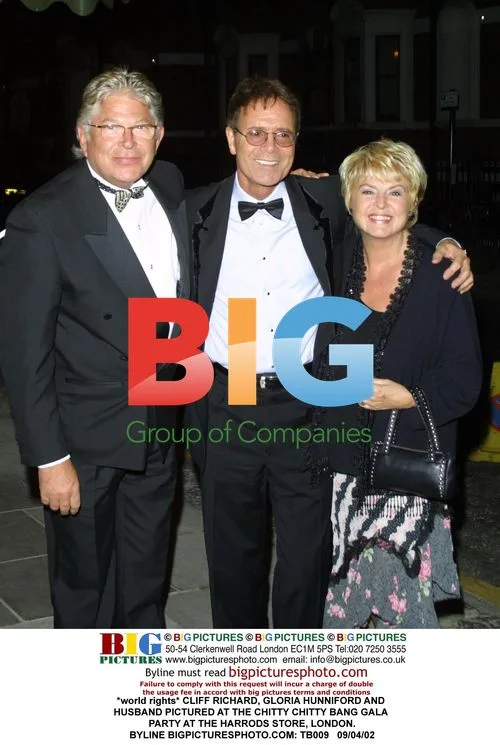 Cliff Richard, Gloria Hunniford at Chitty Chitty Bang Gala