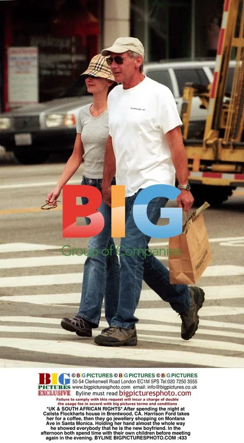 Harrison Ford and Calista Flockhart shopping