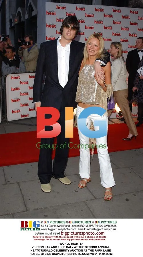 Vernon Kay and Tess Daly at Celebrity Auction