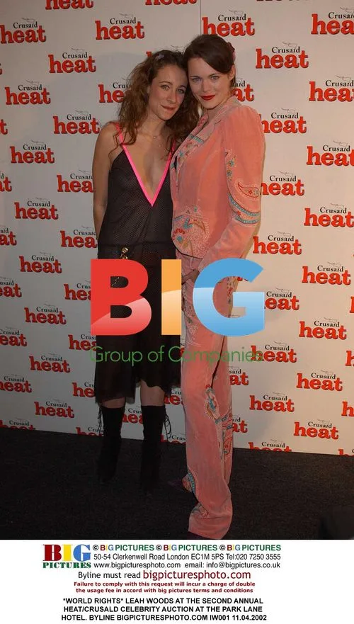 LEAH WOODS AT CELEBRITY AUCTION