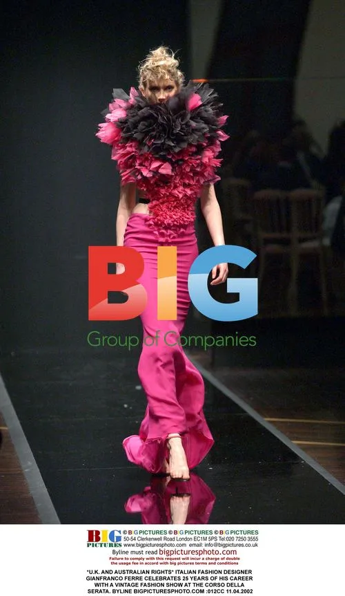 Gianfranco Ferre's 25th Anniversary Fashion Show