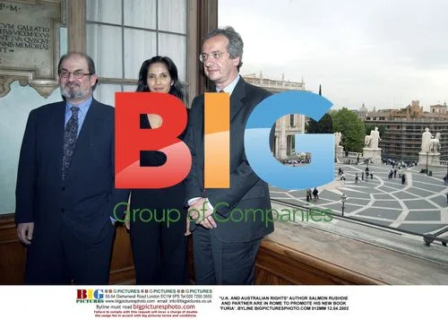 Salmon Rushdie Promotes New Book in Rome