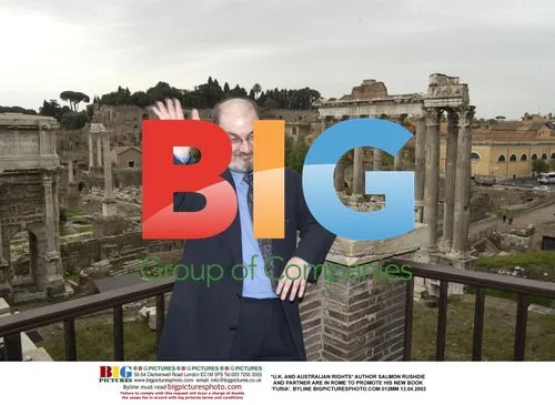 Salmon Rushdie Promotes New Book in Rome