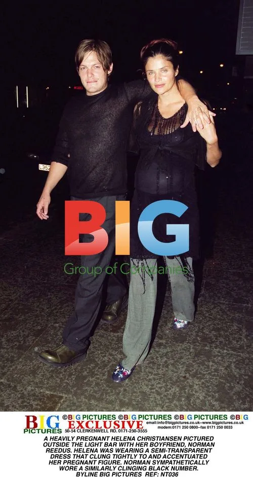 Helena Christiansen and Norman Reedus at Light Bar