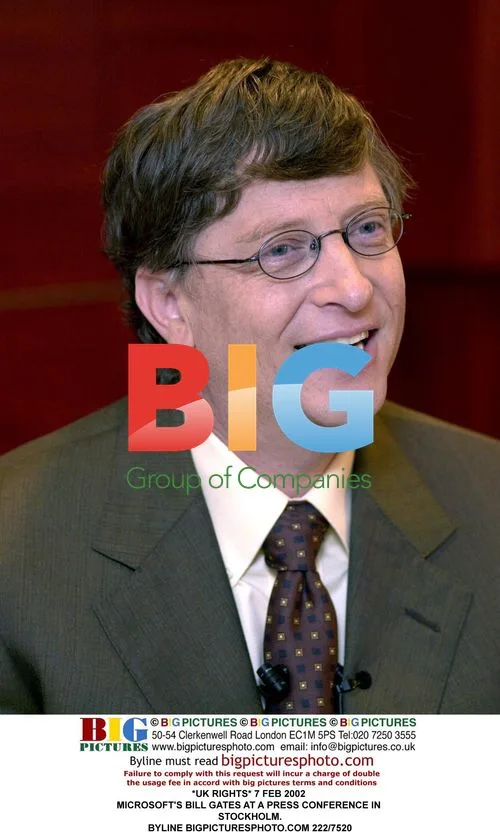 Bill Gates at Microsoft Press Conference