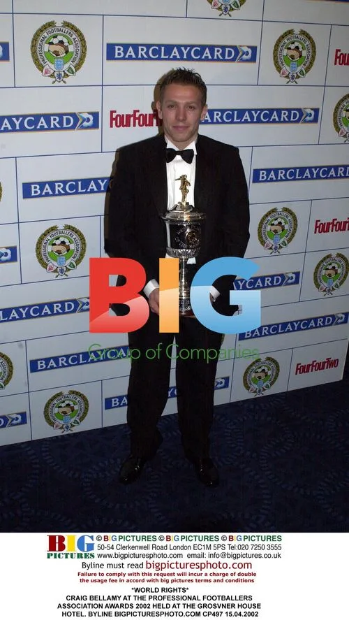 Craig Bellamy at 2002 PFA Awards