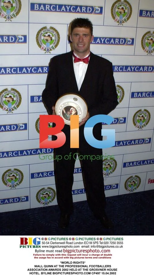 Niall Quinn at 2002 PFA Awards