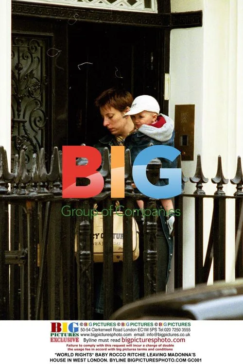BABY ROCCO RITCHIE LEAVES MADONNA'S LONDON HOME