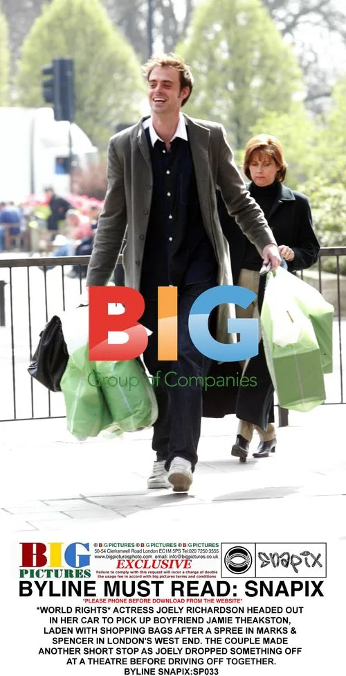 Joely Richardson Shopping in London