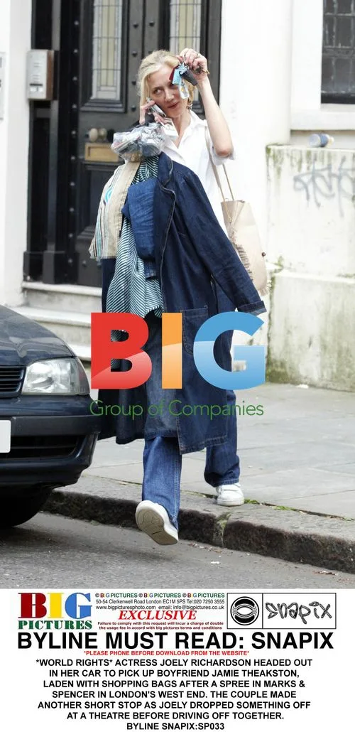 Joely Richardson out shopping in London