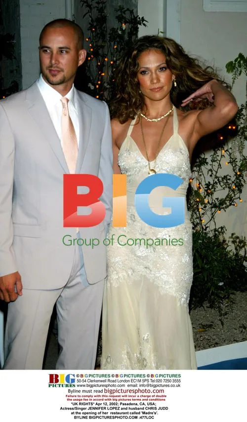 Jennifer Lopez and Chris Judd at Madre's opening