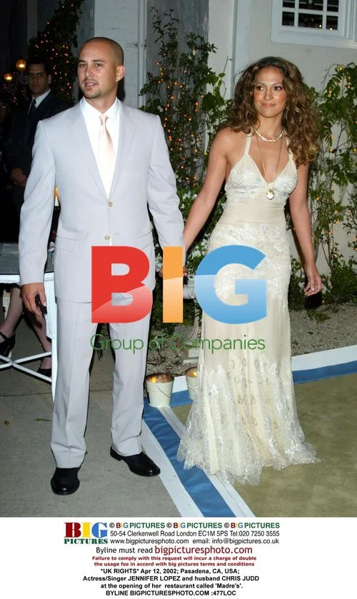 Jennifer Lopez and Chris Judd at Madre's opening