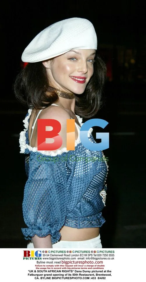 Dana Durey at Fatburguer 50th Restaurant Opening