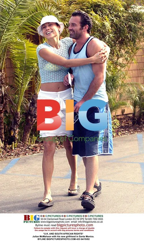 Julian McMahaon with new girlfriend in Santa Monica