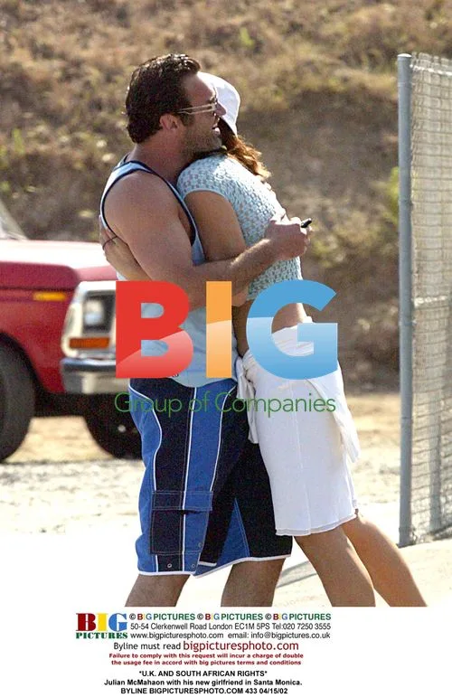 Julian McMahaon with new girlfriend in Santa Monica