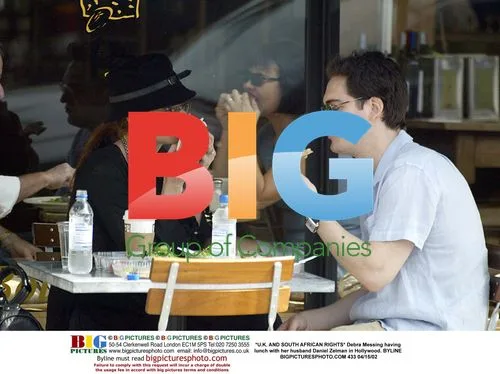Debra Messing Lunches with Husband Daniel Zelman