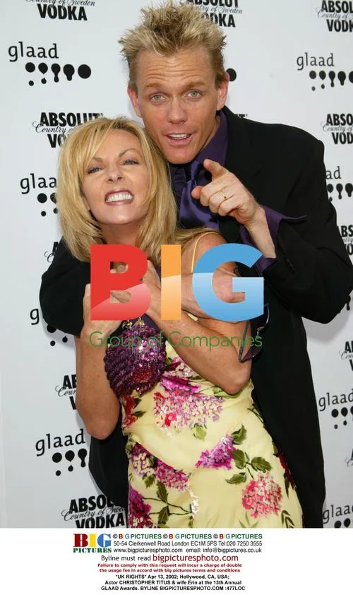 Christopher Titus & Wife at GLAAD Awards