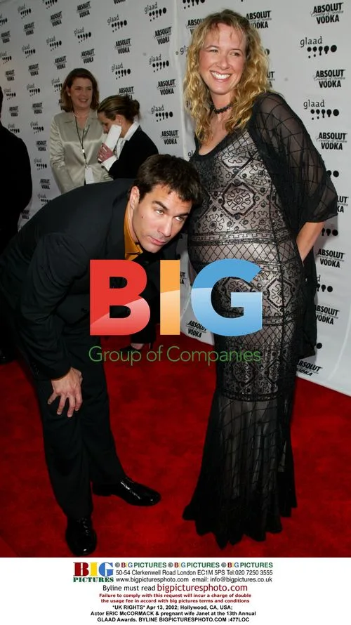 Eric McCormack & wife Janet at GLAAD Awards