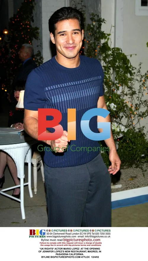 Mario Lopez at Jennifer Lopez Restaurant Opening