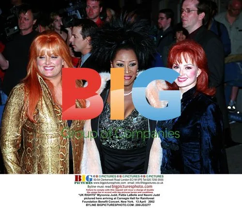 Wynonna Judd, Pattie LaBelle, and Naomi Judd at Rainforest Benefit