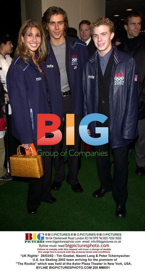 U.S. Ice Skating 2002 team at 'The Rookie' premiere