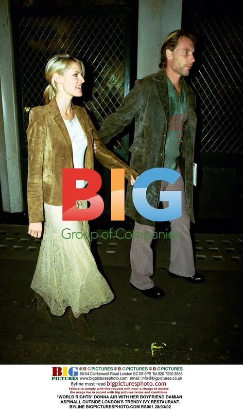 Donna Air with boyfriend Damian Aspinall
