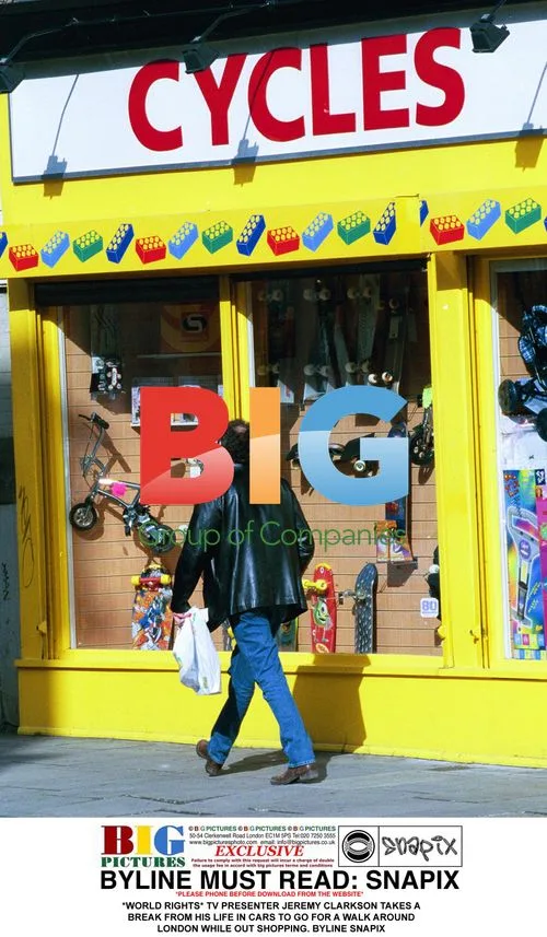TV Presenter Jeremy Clarkson Shops in London