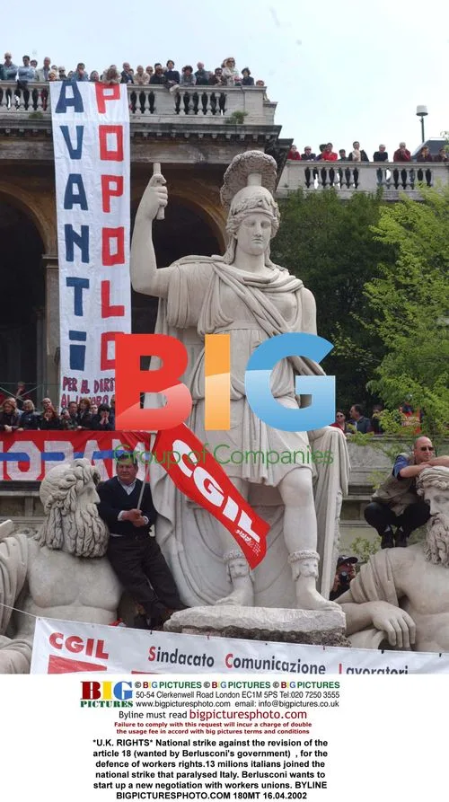 National Strike in Italy Against Article 18 Revision