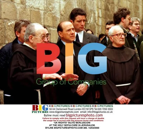 Silvio Berlusconi at the Holy Sepulchre