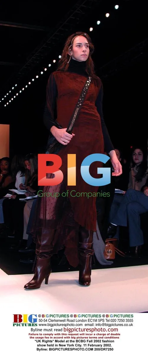 Model at BCBG Fall 2002 Fashion Show