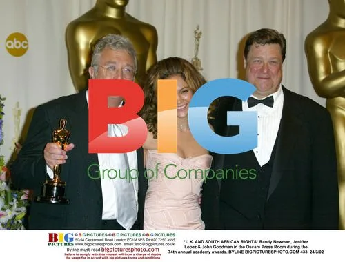 Newman, Lopez & Goodman at Oscars Press Room
