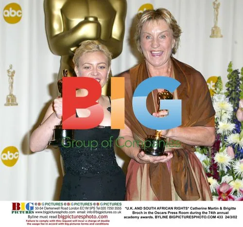 Catherine Martin & Brigitte Broch at Oscars Press Room